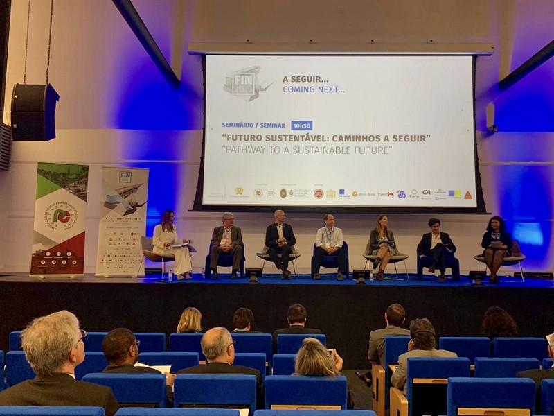 Writer & TV Host Karen Boustany representing Lebanon amongst 42 countries at FIN in Portugal.
